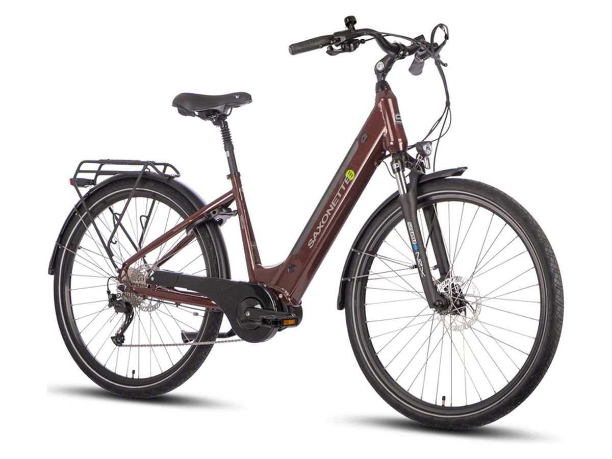 Saxonette Deluxe Sport MM 45 cm Elektrisches Damenfahrrad