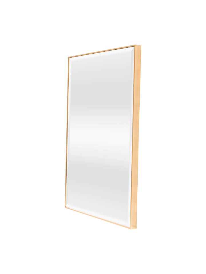 en.casa Wandspiegel Novoli in Gold (H)90cm (B)60cm günstig kaufen onesize
