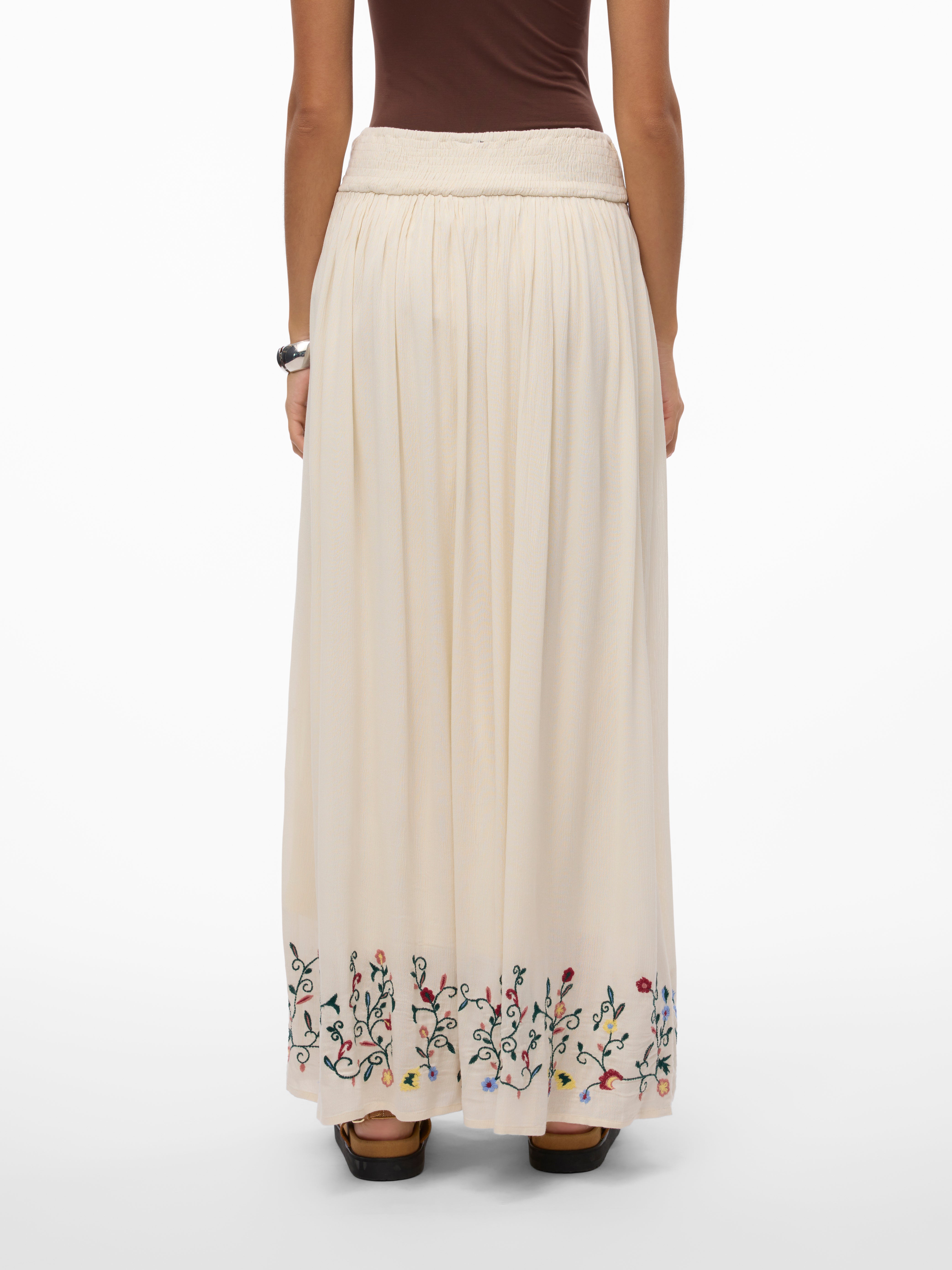 VMSINA Hohe Taille Langer Rock