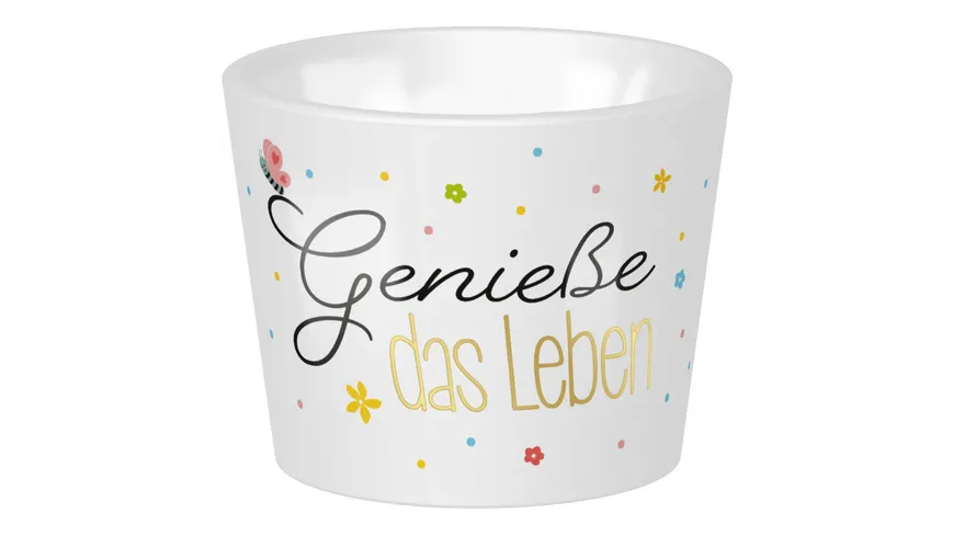 GRUSS & CO Eierbecher »Genieße das Leben«