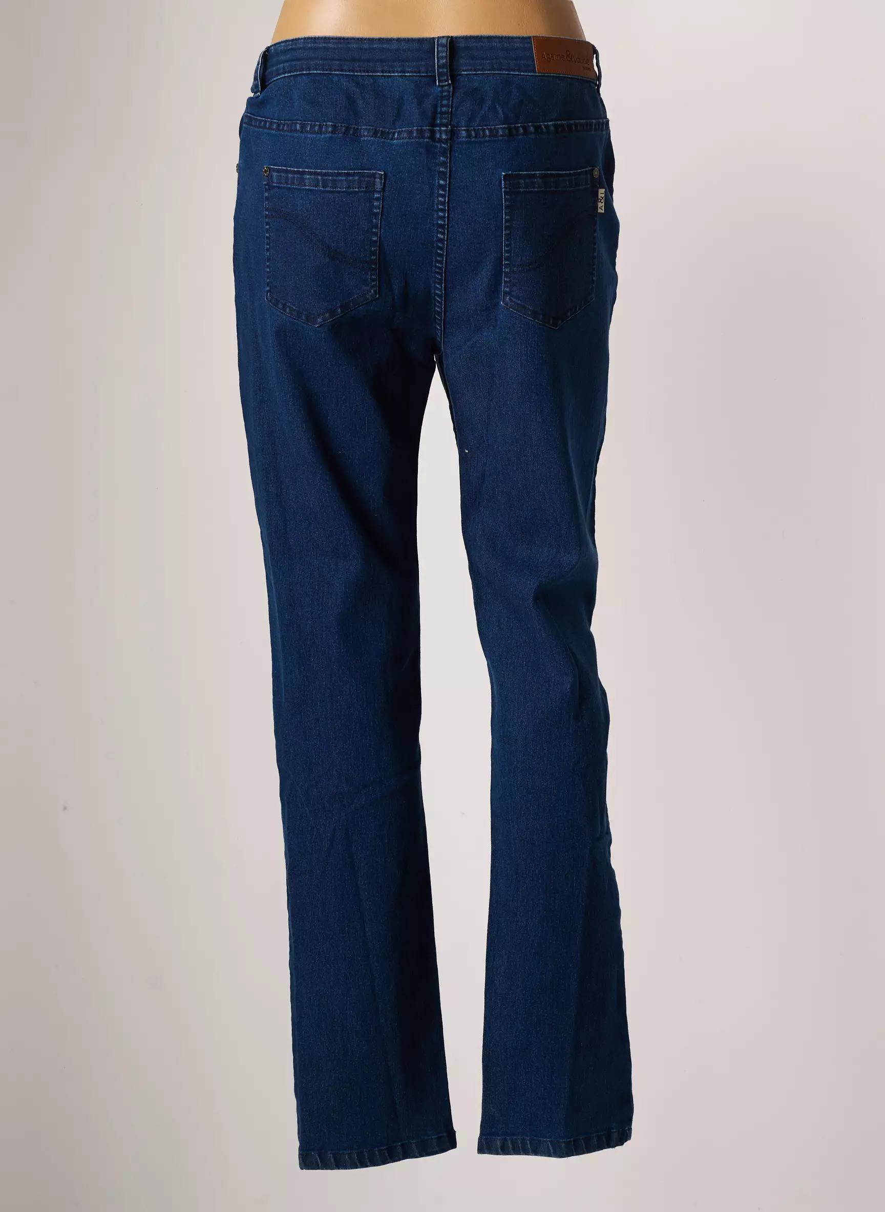 Agathe   Louise Jeans Coupe Slim Femme couleur bleu
