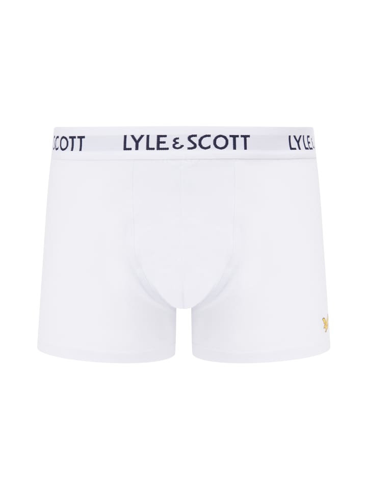 Lyle & Scott Trunks 5-Er Set in Dunkelblau/Weiß/Pastell-Türkis/Pastellblau/Blau günstig kaufen