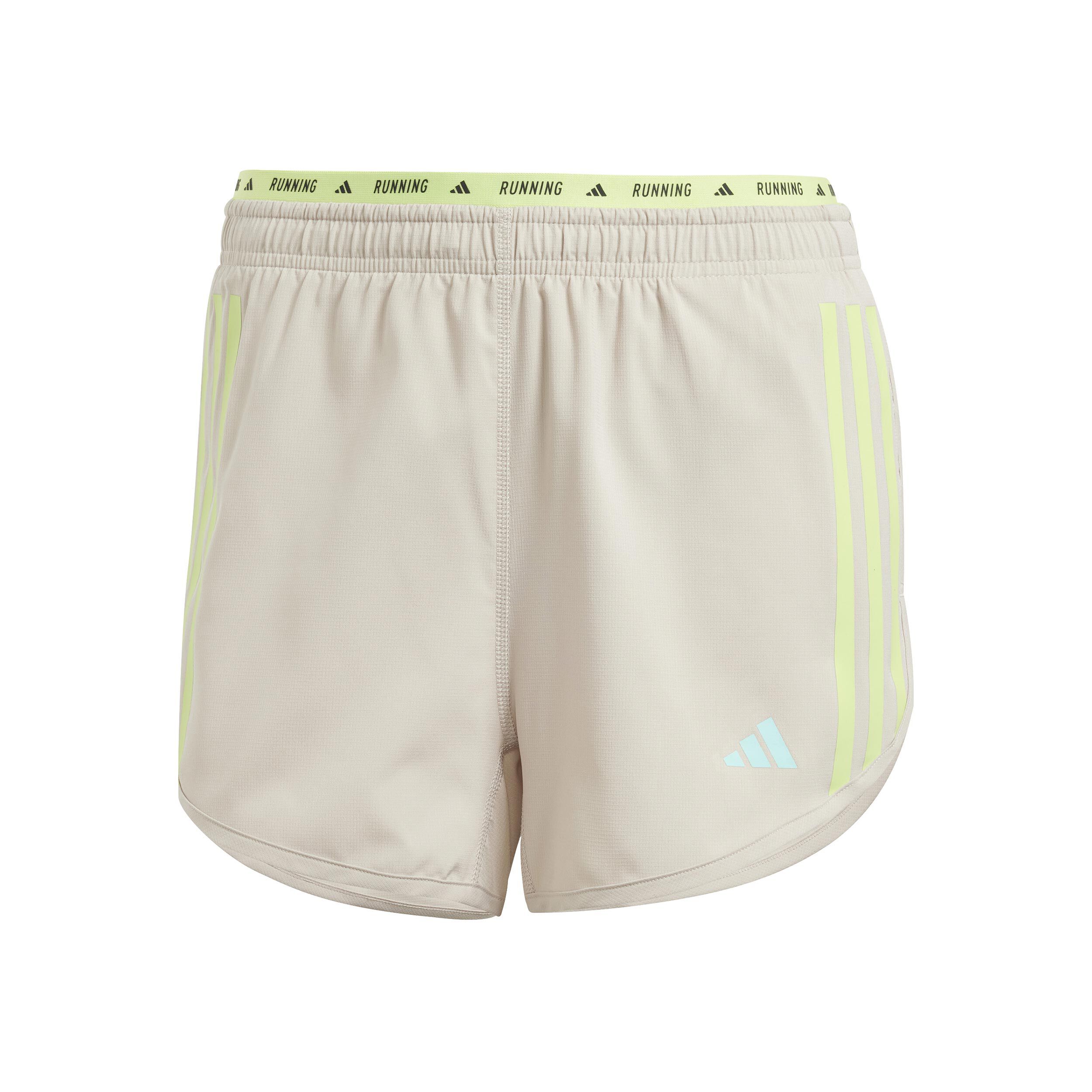 Own The Run 3S Laufshorts Damen - Beige