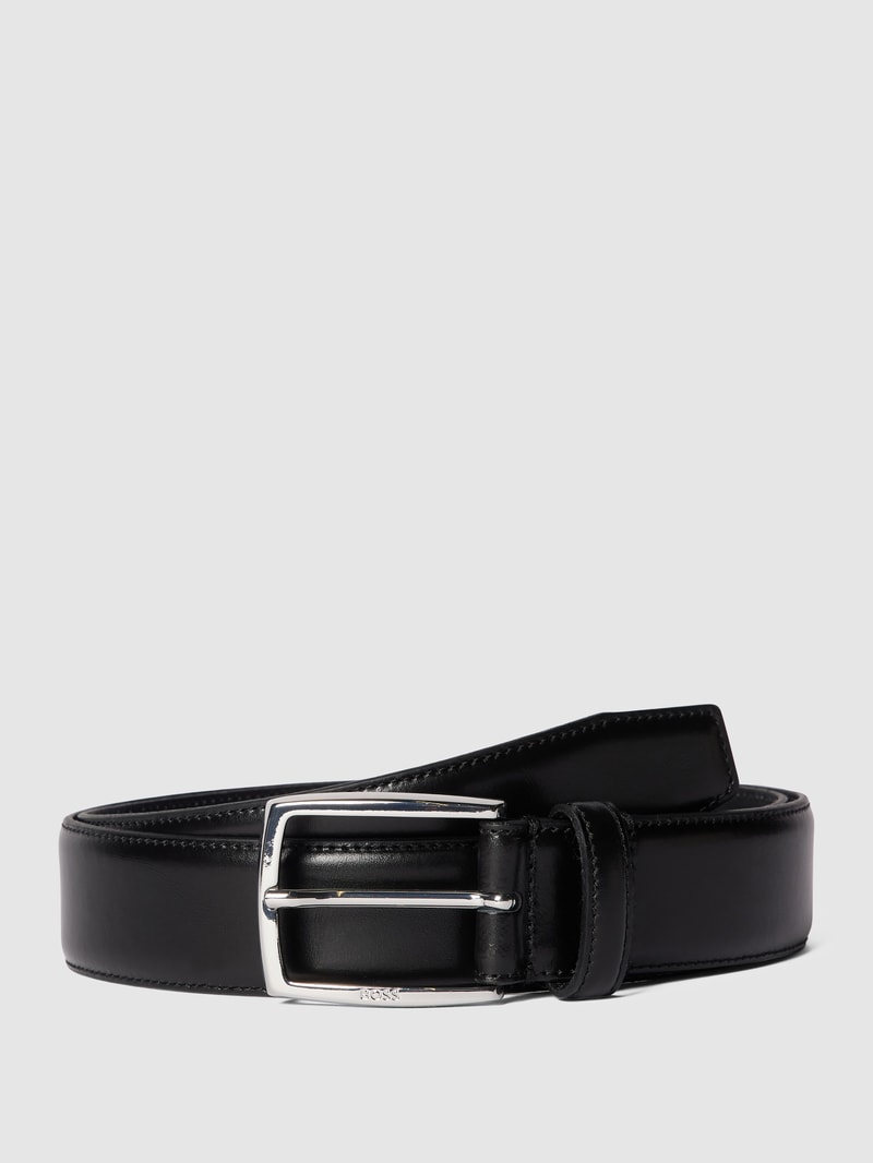 Gürtel aus Leder Modell 'Celie' in schwarz