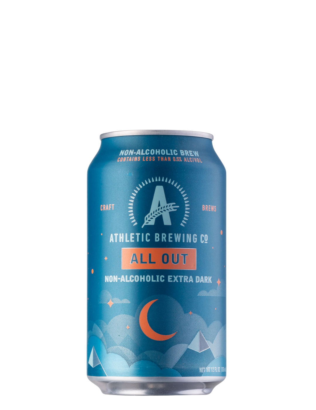 Athletic Brewing : All Out Extra Dark - Gueule de joie 0.4° |  33 cl