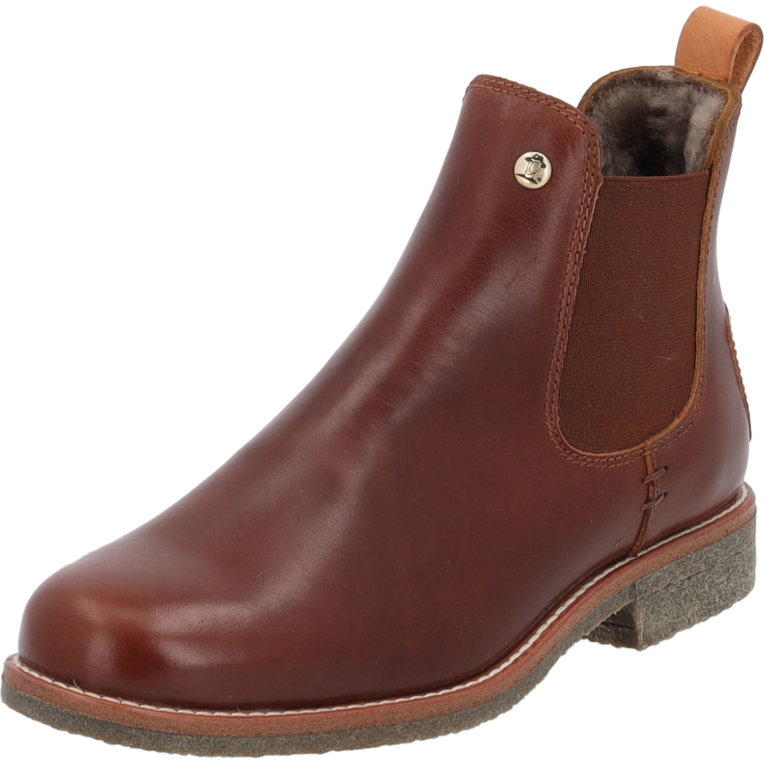 Panama Jack Travelling Giordanna Igloo B, Chelsea Boots, Damen, Braun (Cuero/Bark)