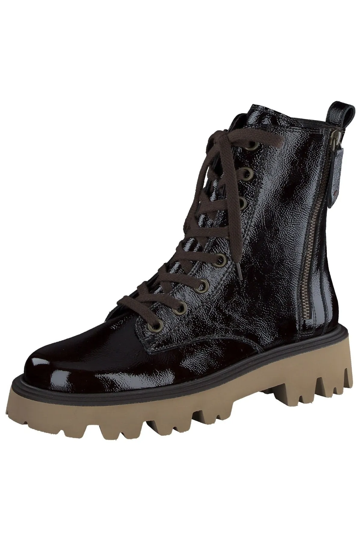 Paul Green  Stiefelette - Braun - Blockabsatz