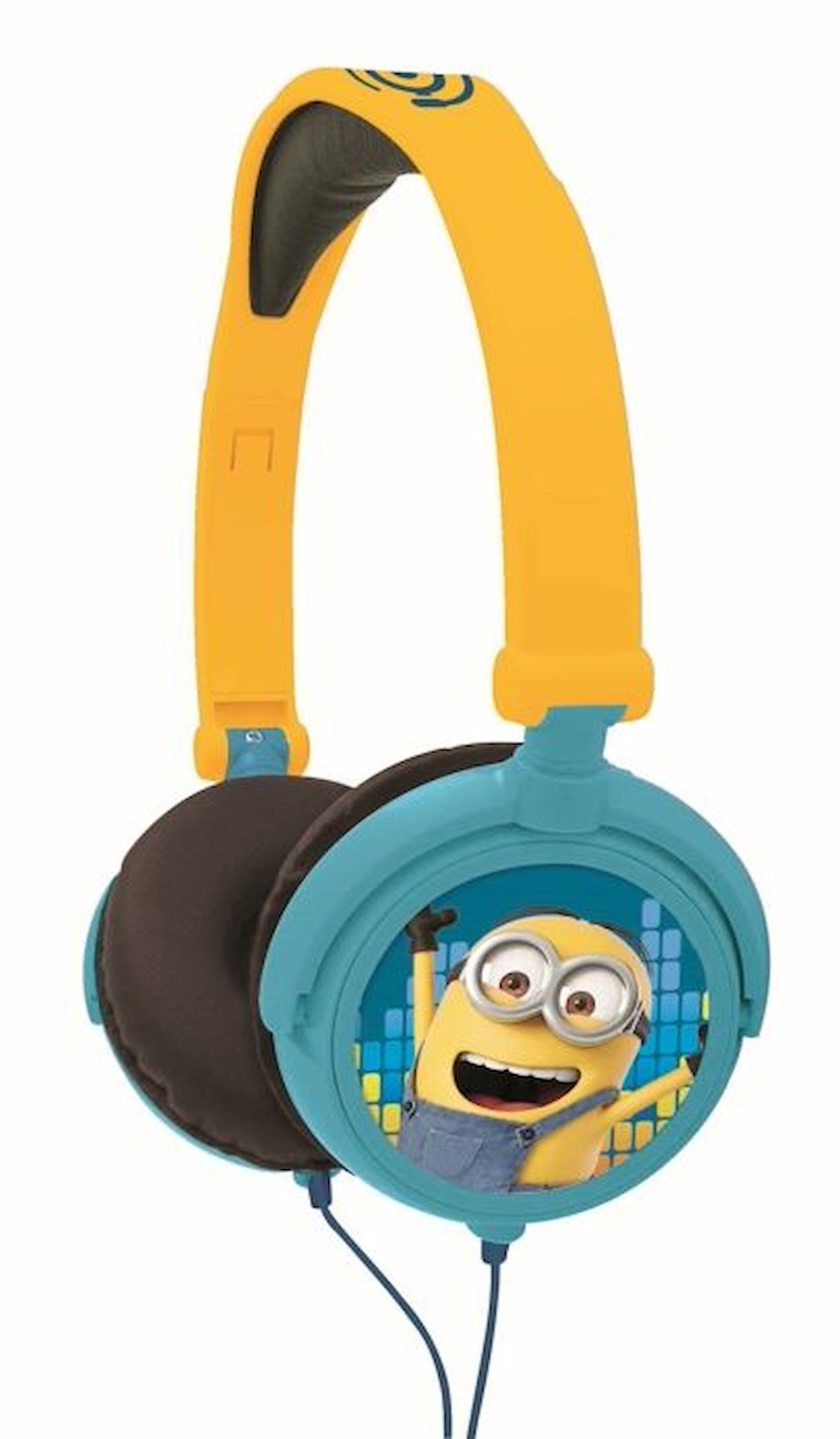 Casque stéréo filaire pliable Les Minions jaune