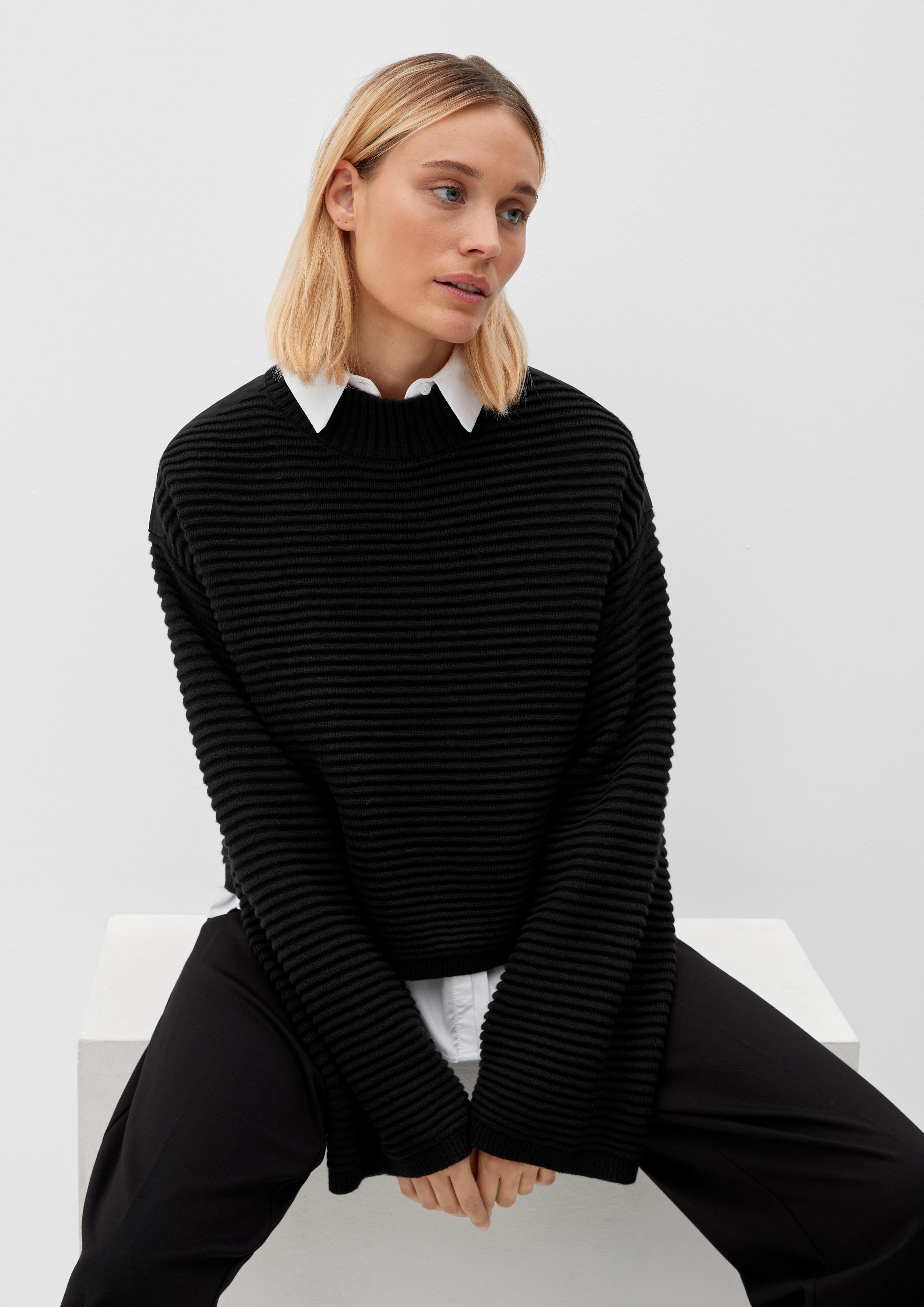 Strickpullover mit Streifen  2120792-9999