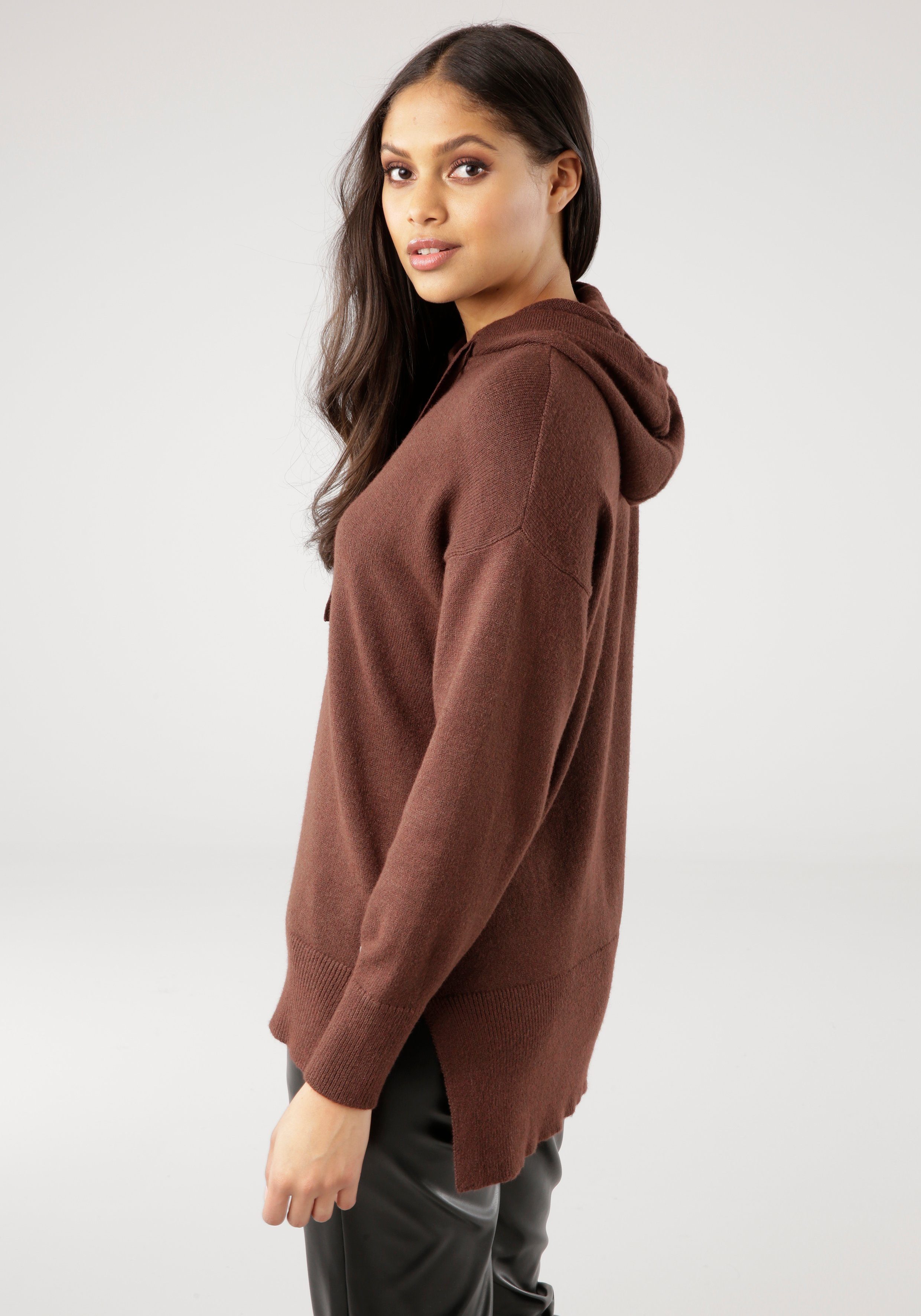 Tamaris Kapuzenpullover im Oversized-Look