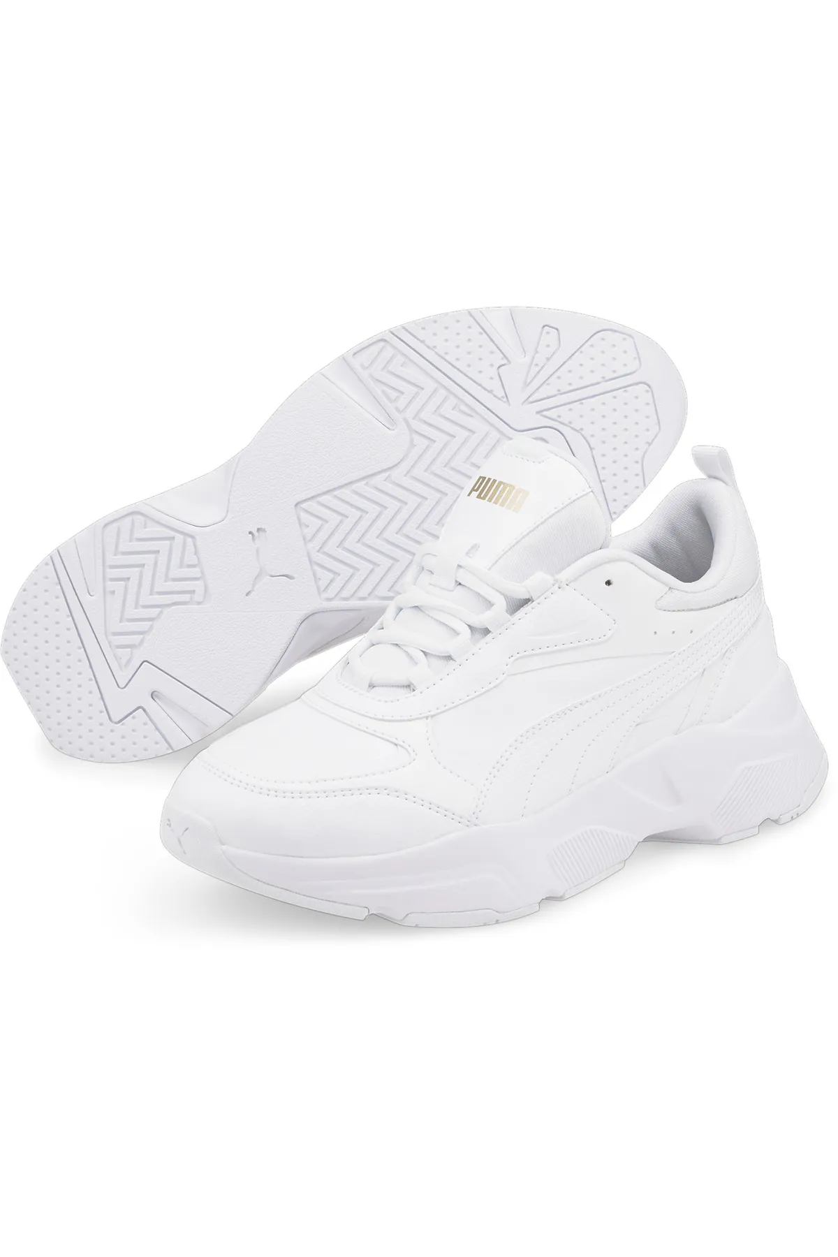 Puma  Sneaker - Weiß - Plateau Absatz