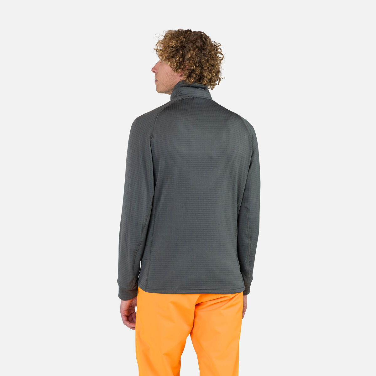 Herrenfleecejacke mit durchgehendem Reißverschluss Blackside