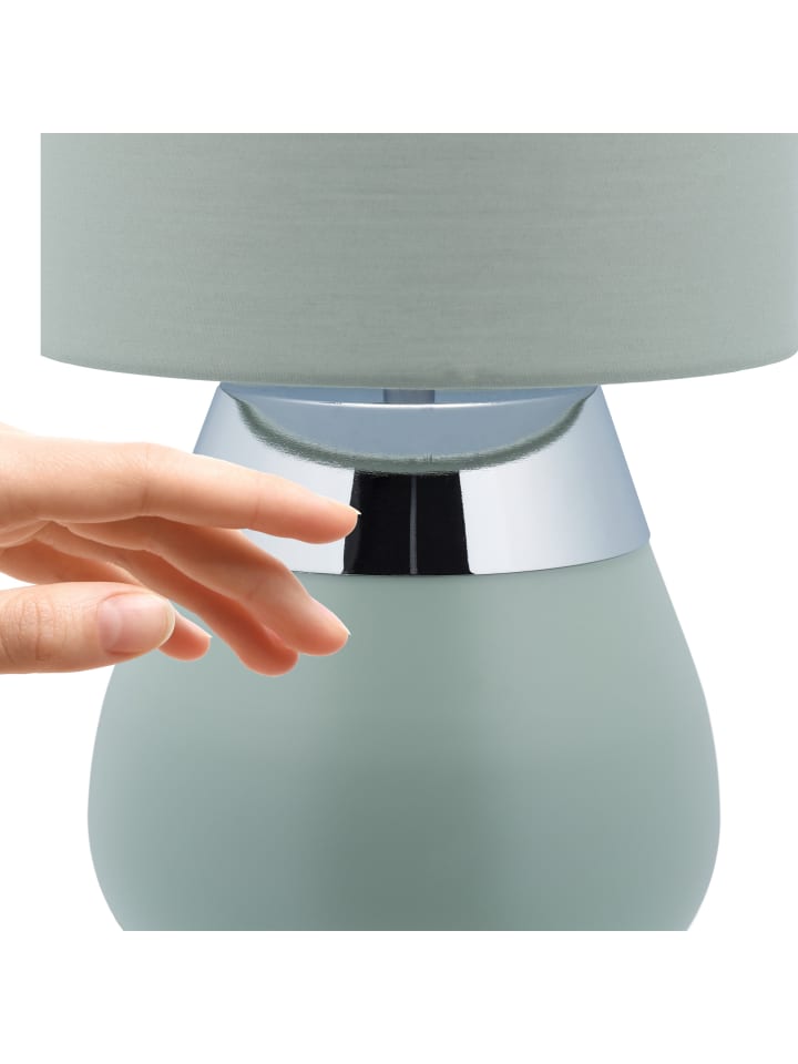 relaxdays Nachttischlampe in Grün - (H)32 x Ø18 cm günstig kaufen onesize