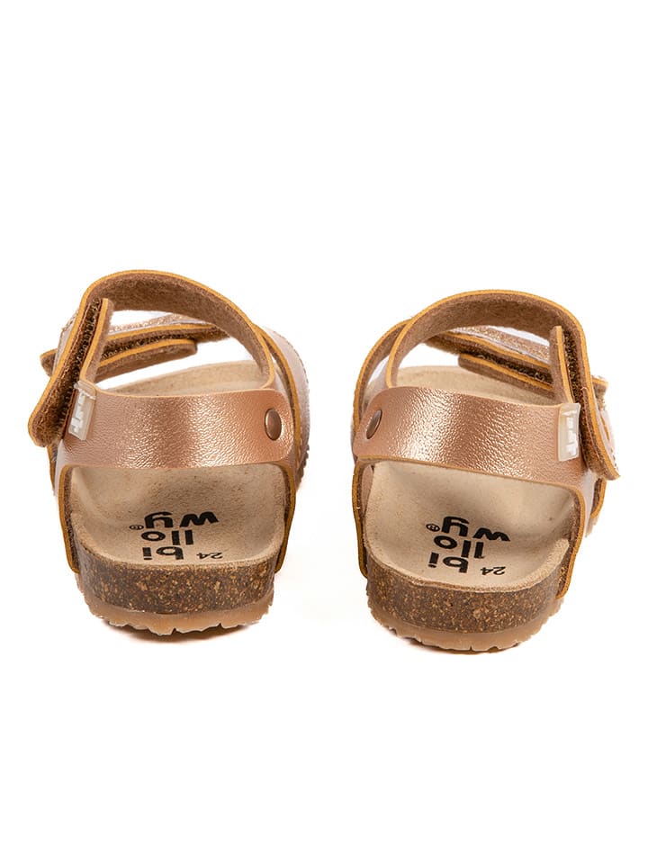 billowy Leder-Sandalen 