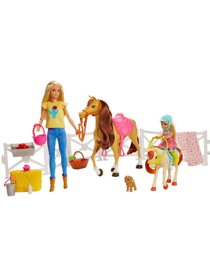 Barbie Barbie Reitspaß | Mattel | Spiel-Set mit Puppen, Pferd und Pony günstig kaufen onesize
