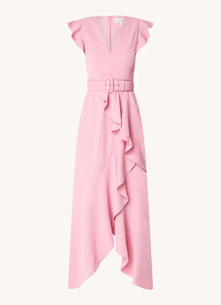 Rochie-tunică lungă Phase Eight Phoebe cu curea și volane