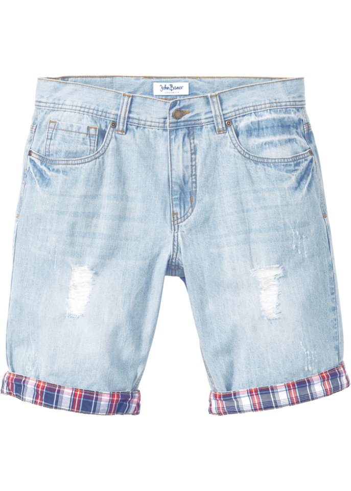Jeans-Bermuda, Loose Fit