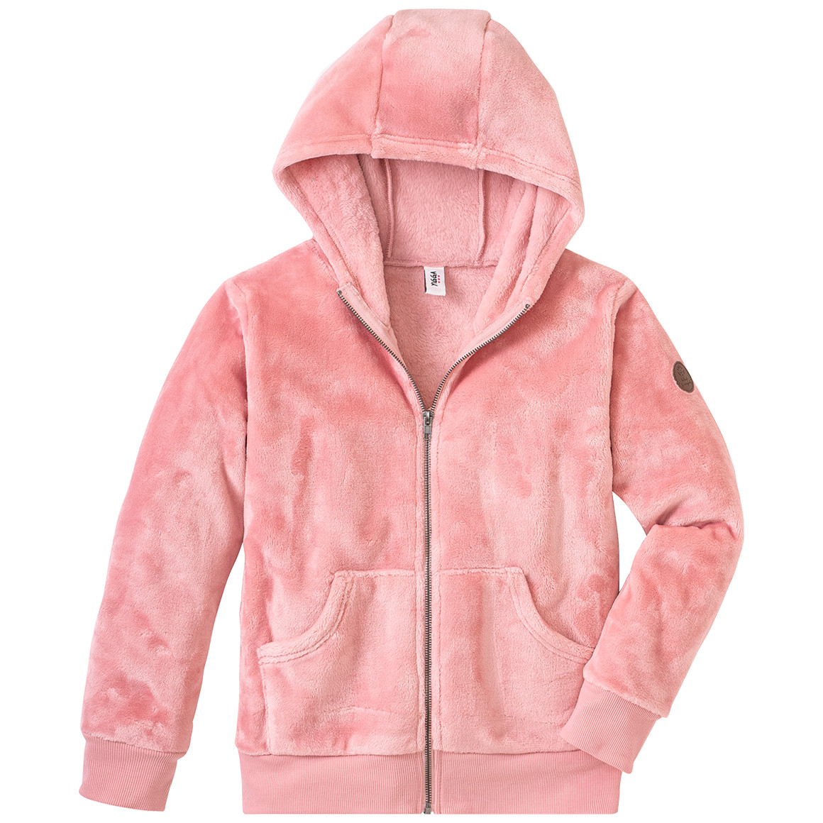 Mädchen Kuscheljacke mit Kapuze