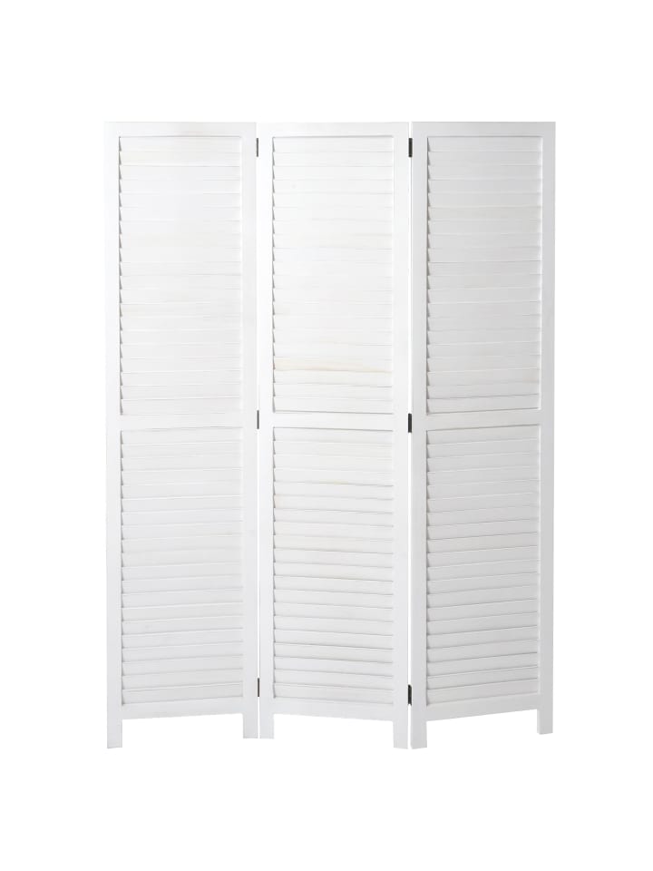 MCW Paravent C30 im Shabby-Look, Weiß günstig kaufen onesize