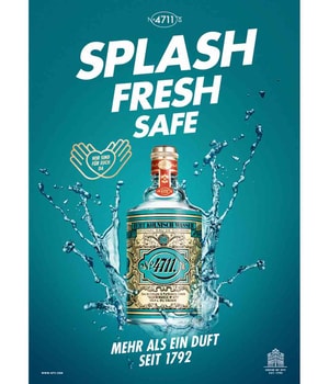 4711 Echt Kölnisch Wasser Molanusflasche in Faltschachtel Eau de Cologne 200 ml