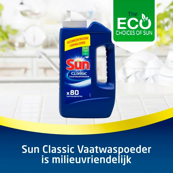 Sun Classic Detersivo in polvere per lavastoviglie 1360 g