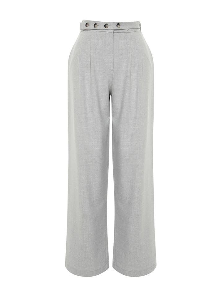 trendyol Marlenehose in Grau günstig kaufen