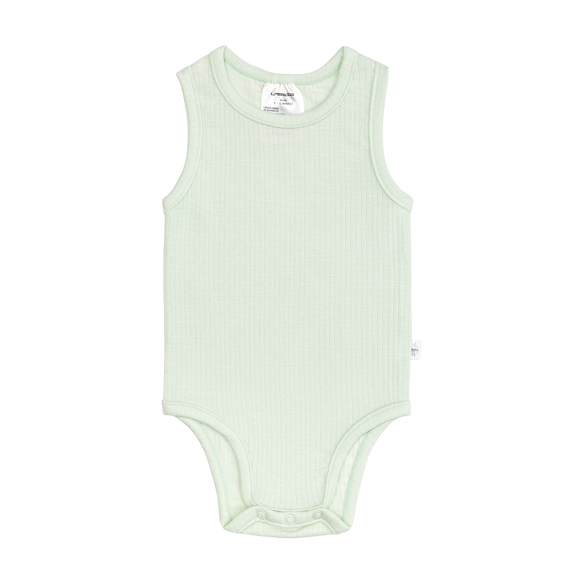 Baby Body - Ärmellos gerippt, Mint