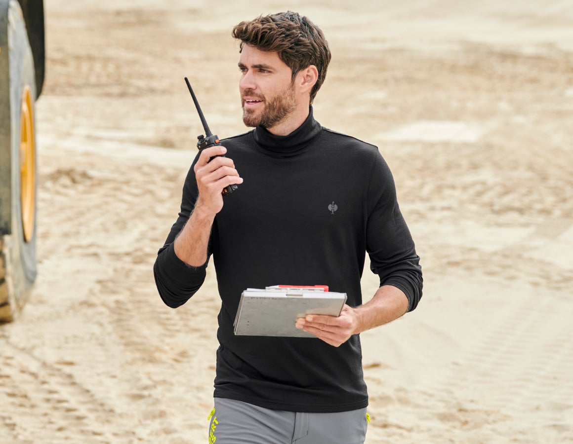 Rollkragenshirt Merino e.s.trail