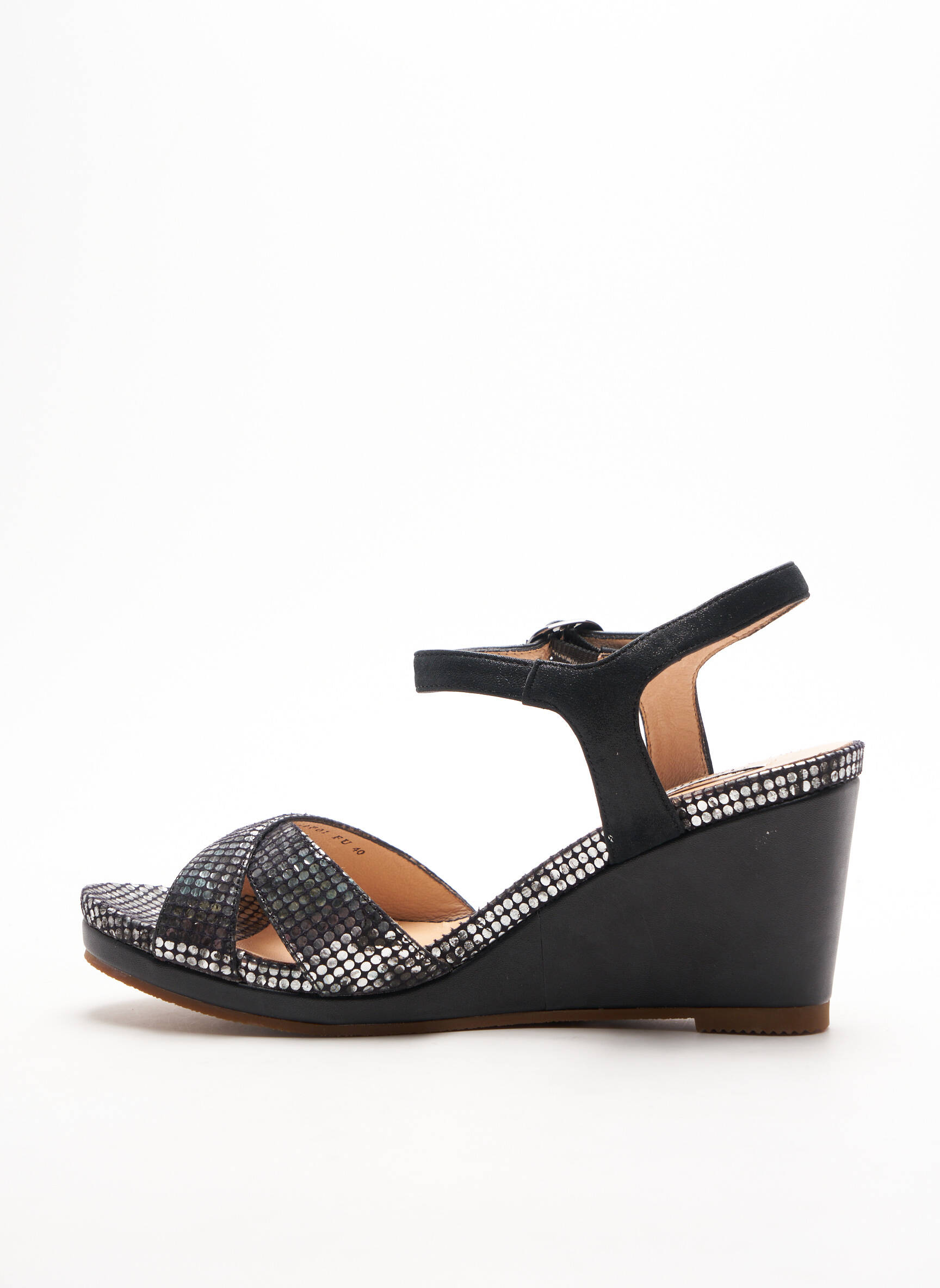 Fugitive By Francesco Rossi Sandales Nu Pieds Femme couleur noir