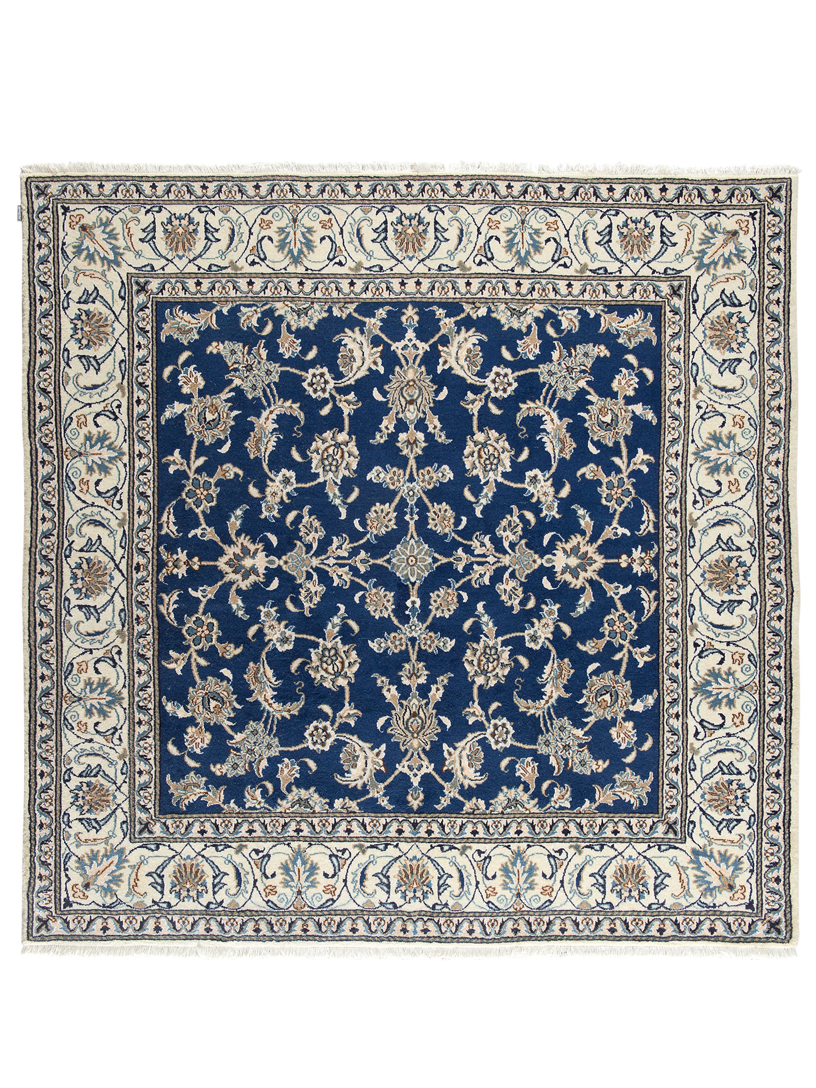 Kaschmar Nain 12 Lah ca. 195 x 200 cm, Unikat / Einzelstück