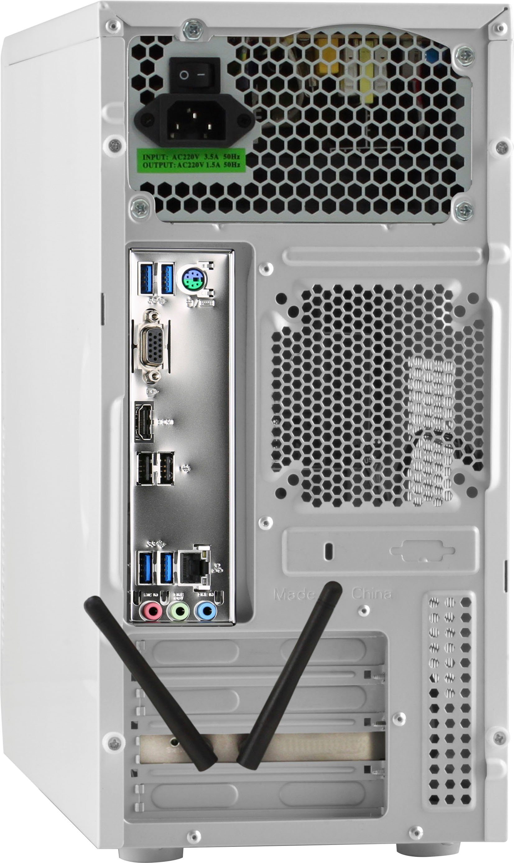 CSL Sprint V28133 PC (AMD Ryzen 5 5600G, Radeon Graphics, 16 GB RAM, 1000 GB SSD, Luftkühlung)