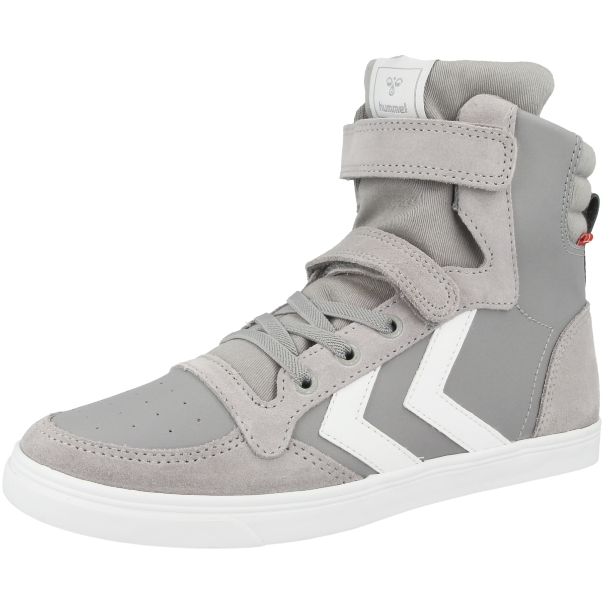 Hummel Slimmer Stadil Leather High JR Sneaker high grau
