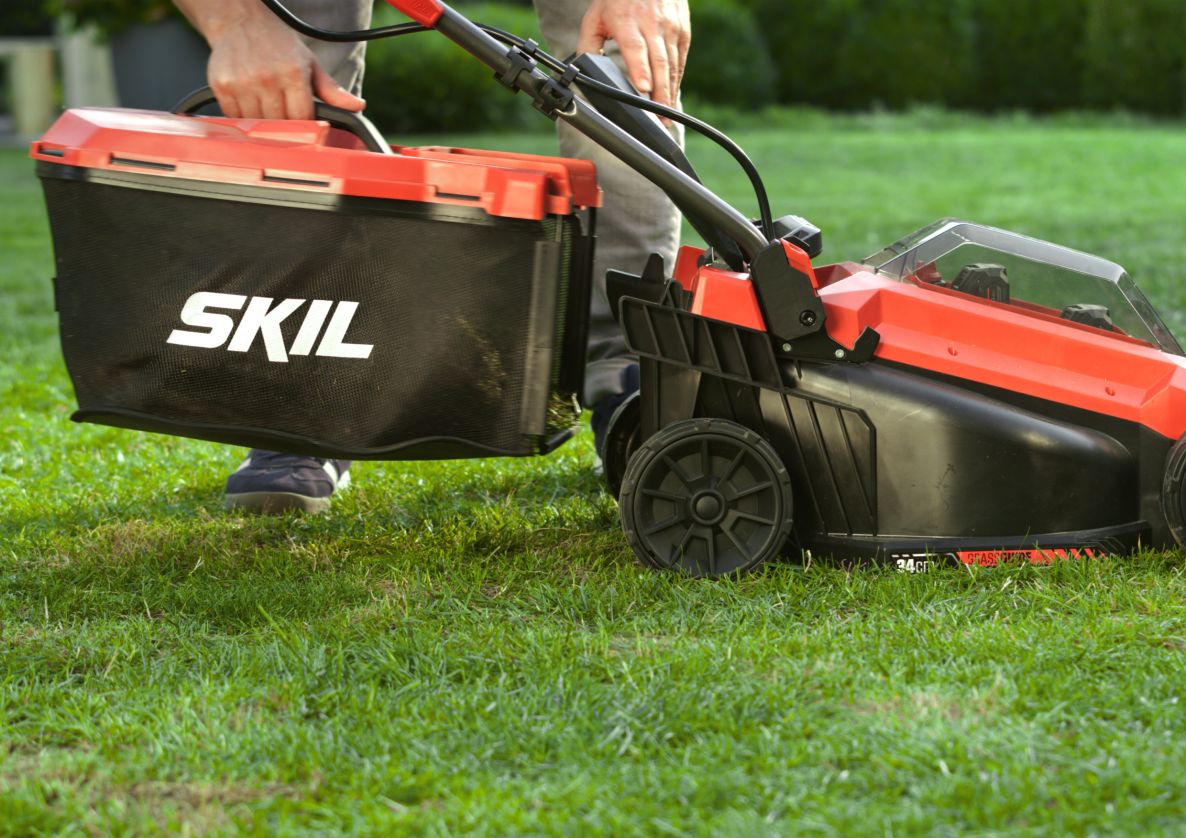 Tondeuse à gazon sans fil SKIL GM1E0130CA 34 cm 2 x 20 V sans balais (batteries et chargeur non inclus).