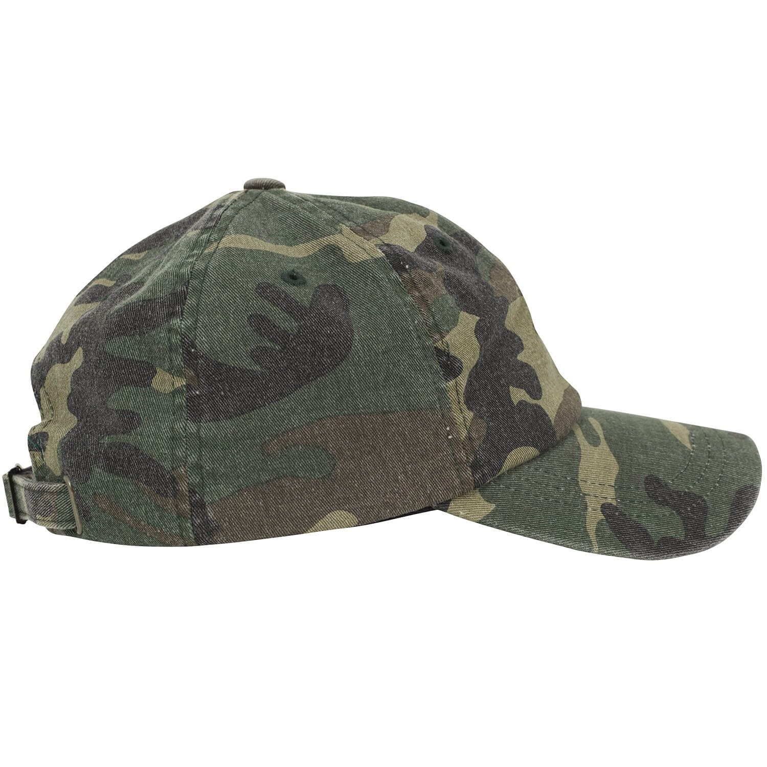 Low Profile Camo Washed Cap
