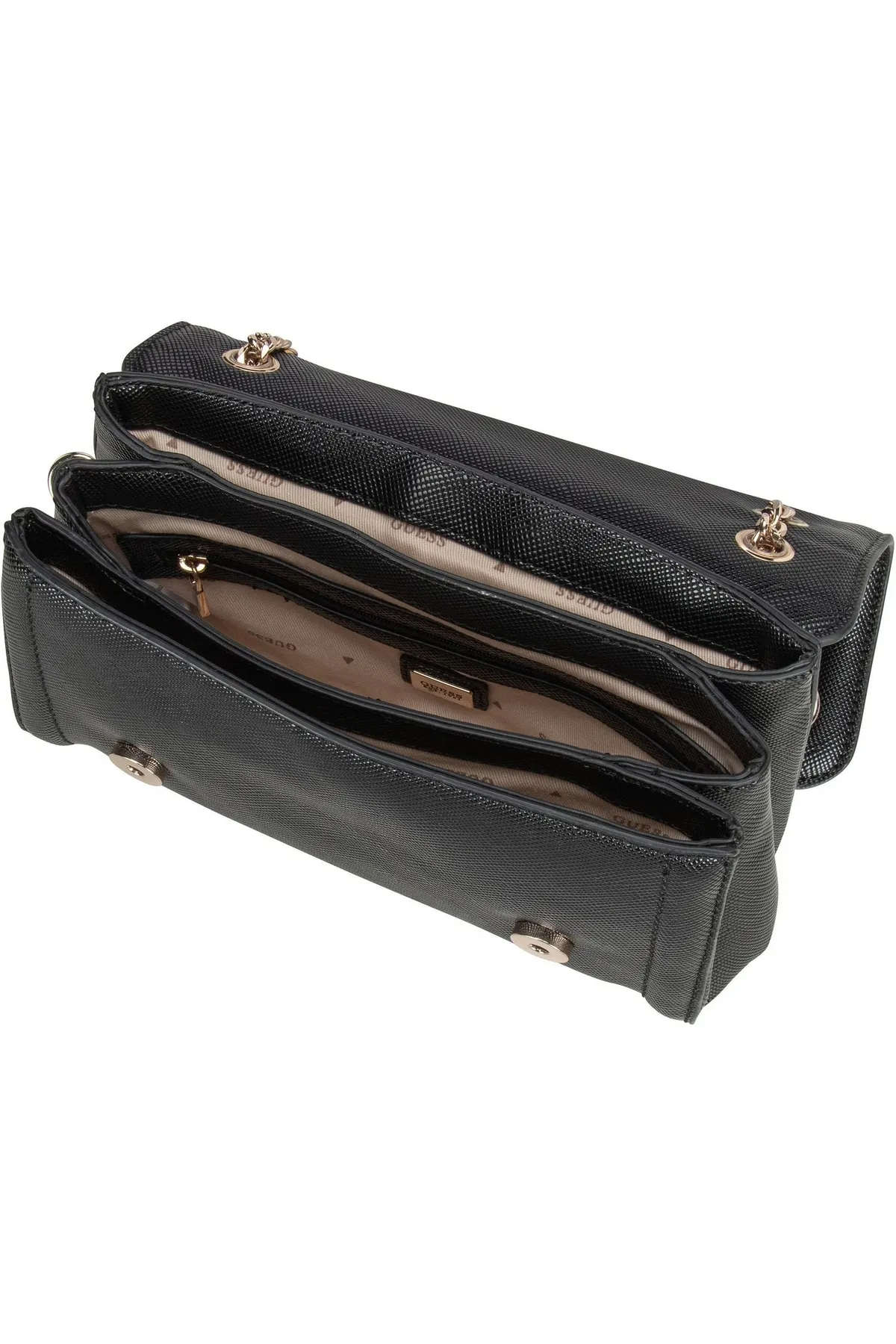 Guess  Handtasche - Schwarz - Unifarben