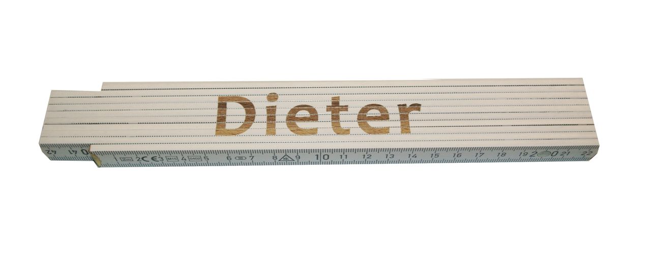 Heka Werkzeuge GmbH Meterstab weiß Dieter