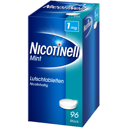 NICOTINELL Lutschtabletten 1 mg Mint  96 St  Lutschtabletten