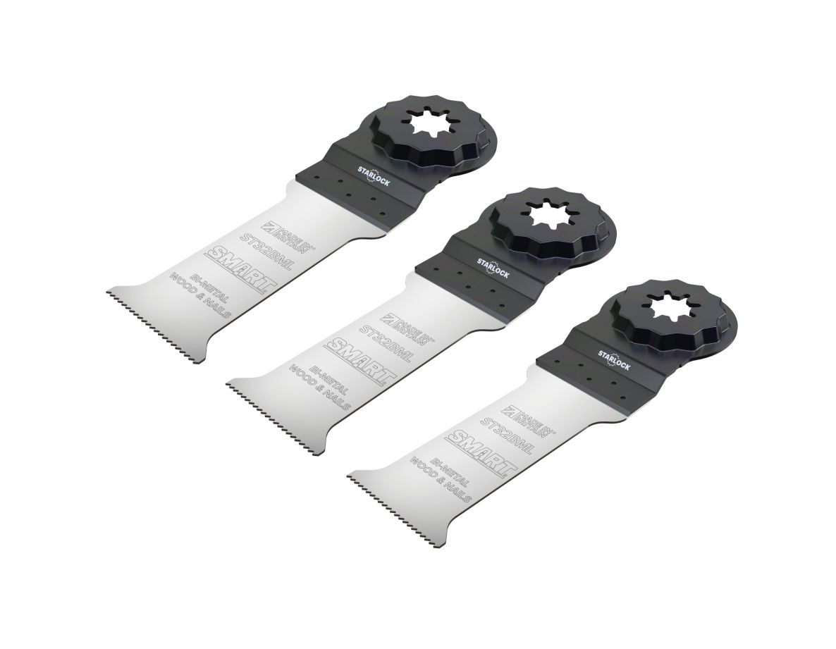 Smart Blades ST32BML3 Starlock Plus 32-mm-Bimetall-Sägeblatt für Holz und Nägel – 3er-Pack