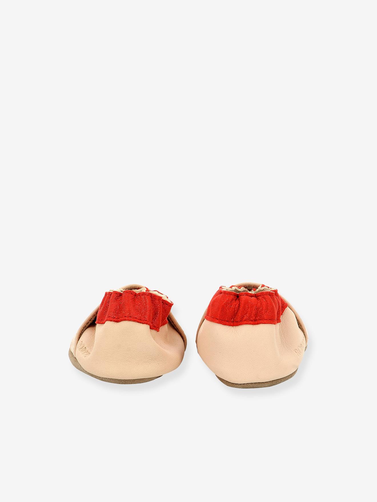 Robeez Baby Krabbelschuhe Tennis Mouse ROBEEZ, pflanzlich gegerbt - rosa
