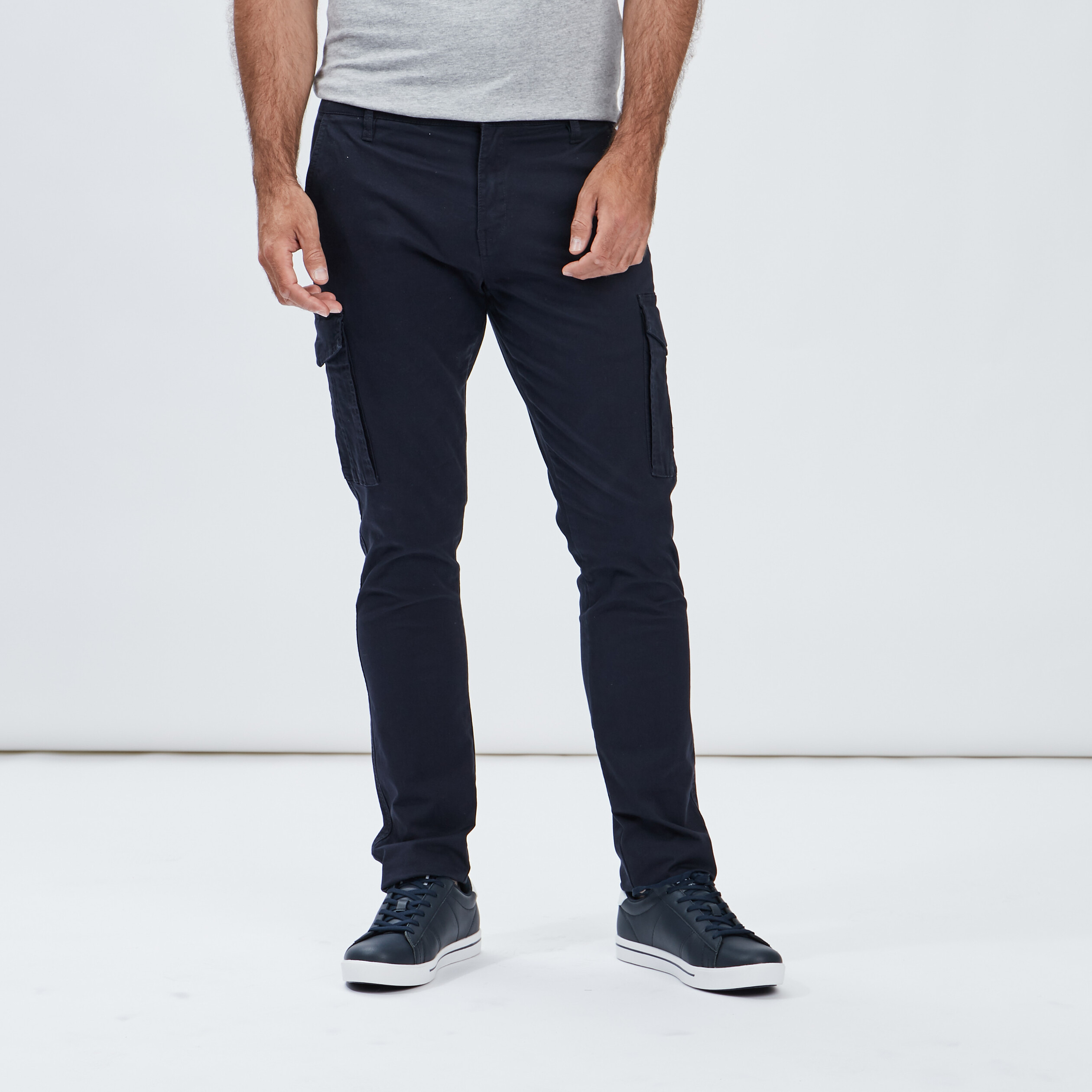Pantalon battle bleu marine homme | La Halle