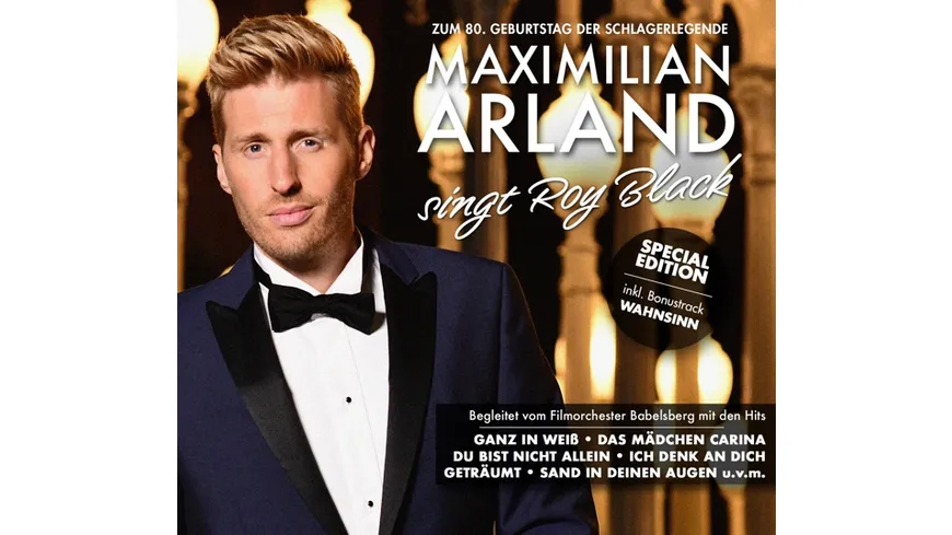 Maximilian Arland singt Roy Black Digipak