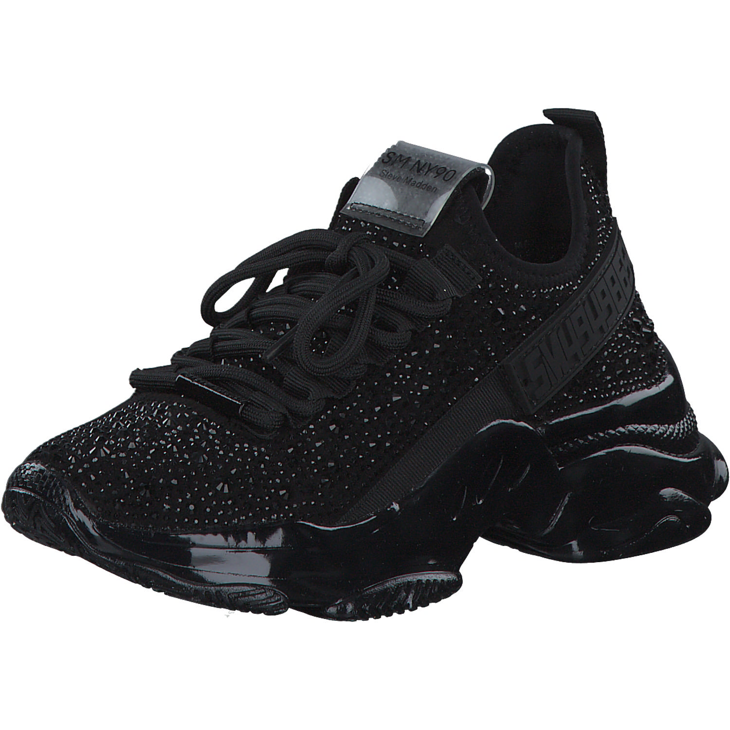 Steve Madden Maxima SM11001807, Schnürschuhe, Damen, Schwarz