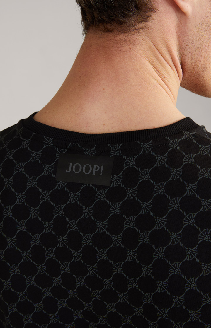Loungewear T-Shirt in Schwarz