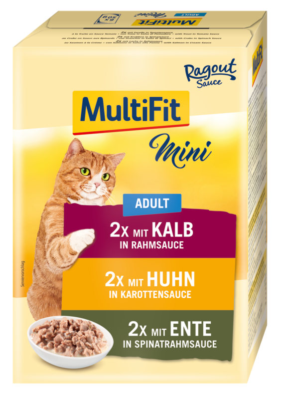 MultiFit Nassfutter MultiFit Mini 6x50g Tasty Sauce