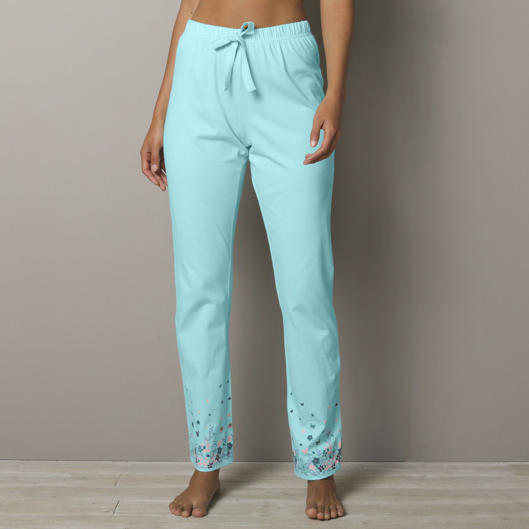 Pantalon base imprimée bucolique