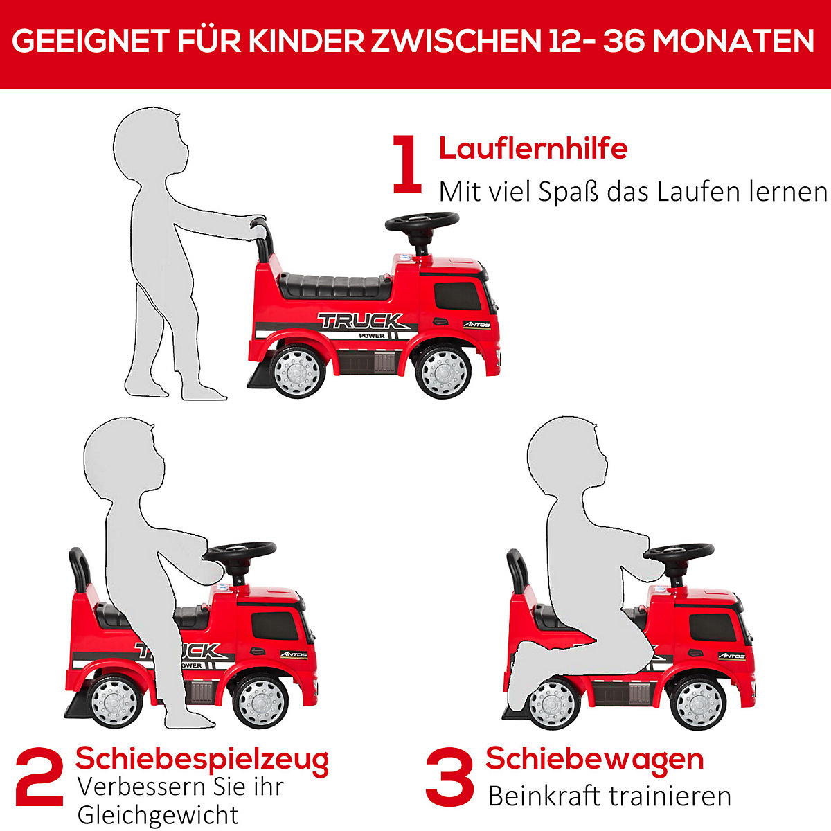 Rutscherfahrzeug als LKW