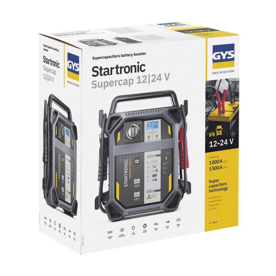 Gys 5192082816 Startbooster STARTRONIC SUPERCAP 12/24V