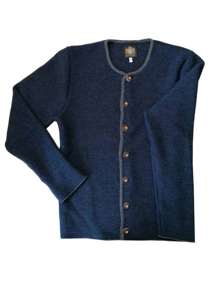 Hammerschmid Trachten Strickjacke in blau günstig kaufen