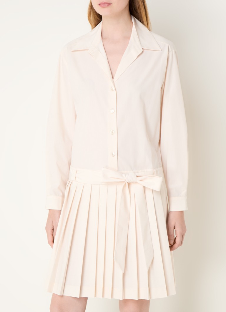 Mini abito chemisier di Claudie Pierlot con cintura da annodare