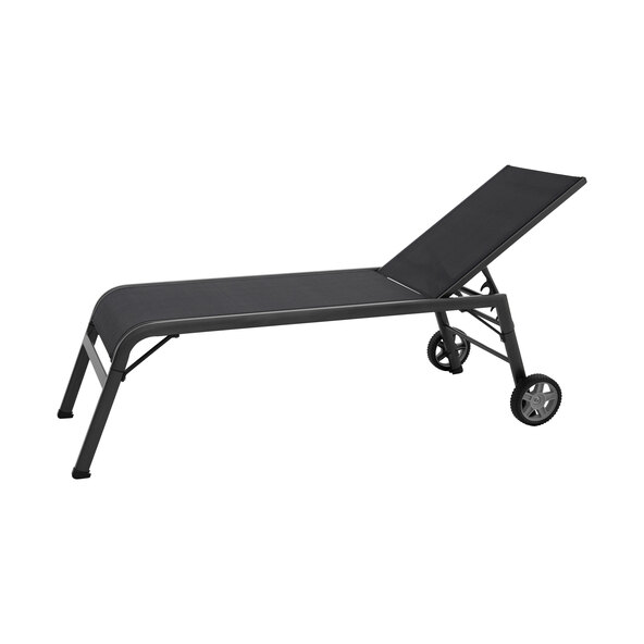 Gartenliege aus Aluminium